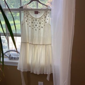 Juicy Couture white cotton dress